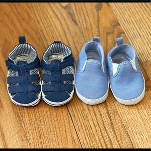 2 pairs Baby shoes sizes 9/12 Months